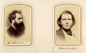Portretten van Thomas Woolner en John Ruskin